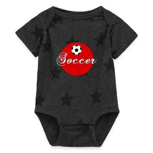 Soccer: Goal Circle - Baby 5 Star Print One Piece
