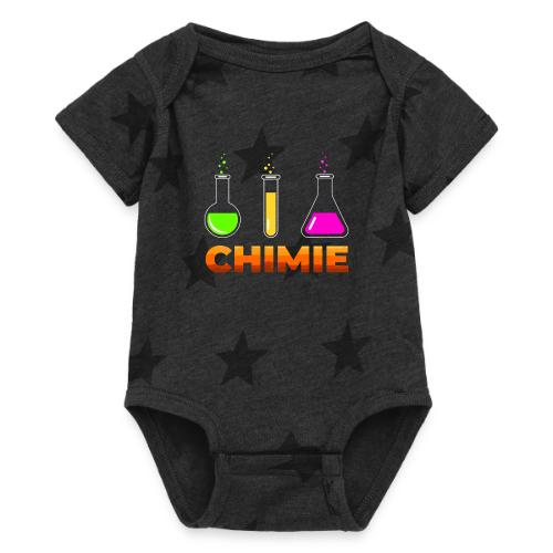 Chemistry: Moving Elements - Baby 5 Star Print One Piece