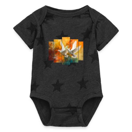 Wings of Peace - Baby 5 Star Print One Piece