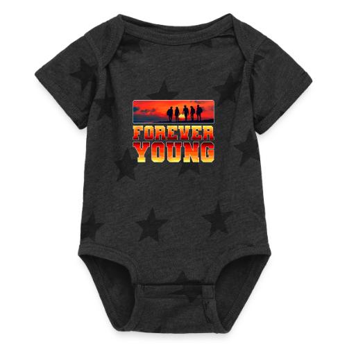 Forever Young - Baby 5 Star Print One Piece