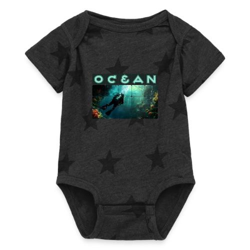 Ocean: Explorer of the Deep - Baby 5 Star Print One Piece