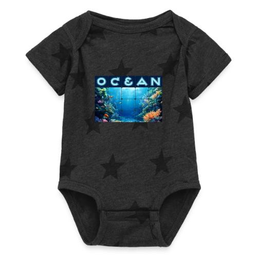 Ocean: Tropical Drift - Baby 5 Star Print One Piece