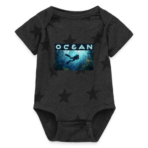 Ocean: Beneath the Blue - Baby 5 Star Print One Piece