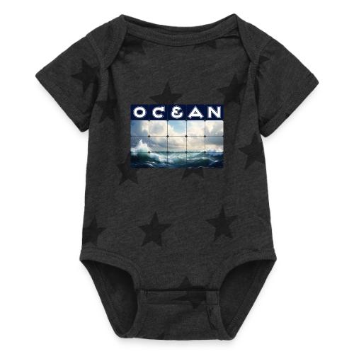 Ocean: Waves of Fury - Baby 5 Star Print One Piece
