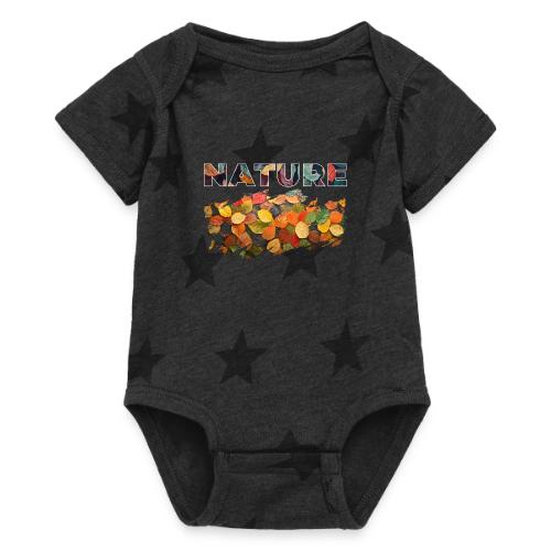 Brushed by Nature - Baby 5 Star Print One Piece