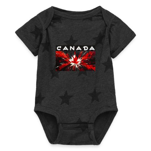 Canada Splash - Baby 5 Star Print One Piece