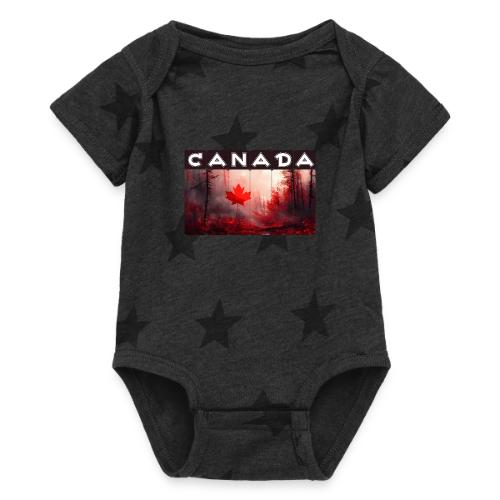 Canada Nature Vibes - Baby 5 Star Print One Piece