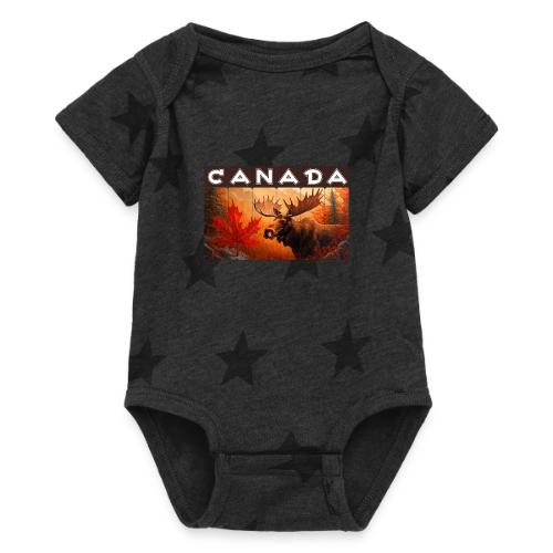 True North Canada - Baby 5 Star Print One Piece