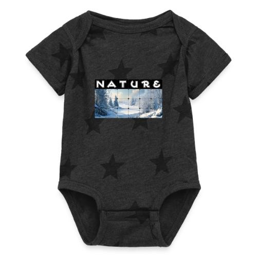 Nature: Frozen Horizon - Baby 5 Star Print One Piece