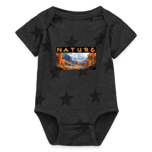 Nature: Golden Autumn Escape - Baby 5 Star Print One Piece