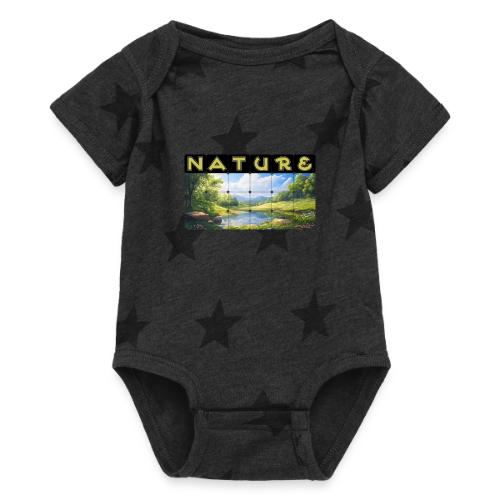 Nature: Springtime Serenity - Baby 5 Star Print One Piece