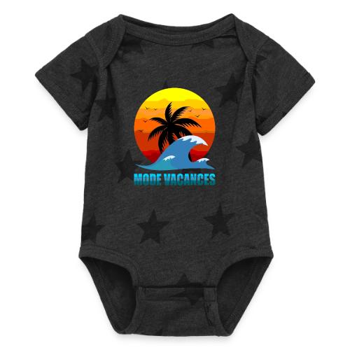 Vacation Mode: Tropical Escape - Baby 5 Star Print One Piece