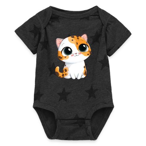 Kitten: Purrfectly Adorable - Baby 5 Star Print One Piece