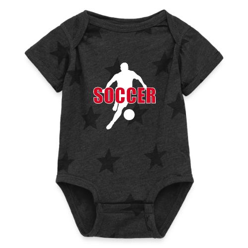 Power Kick Soccer - Baby 5 Star Print One Piece