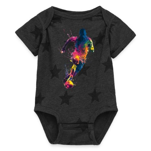 Soccer: Kick of Colors - Baby 5 Star Print One Piece