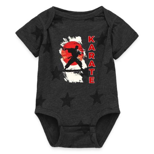 Karate: the spirit of discipline - Baby 5 Star Print One Piece