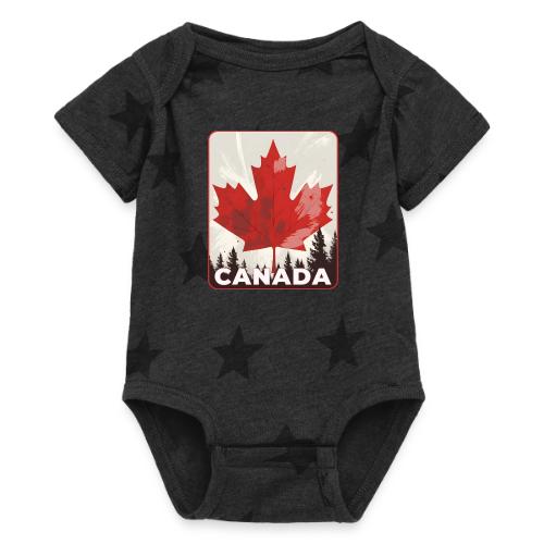 Echoes of Canada - Baby 5 Star Print One Piece