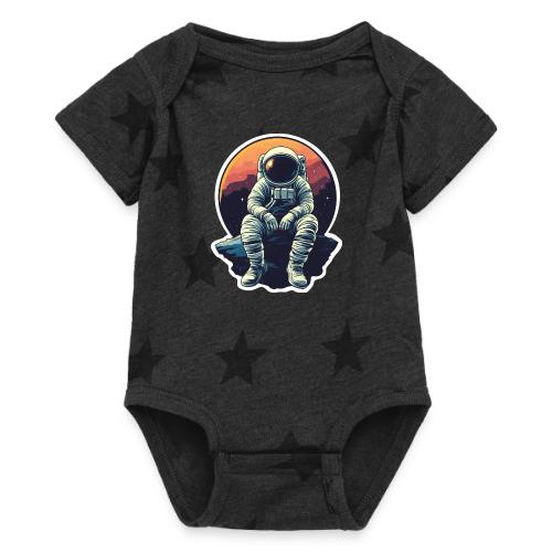 Astronaut in the Void - Baby 5 Star Print One Piece