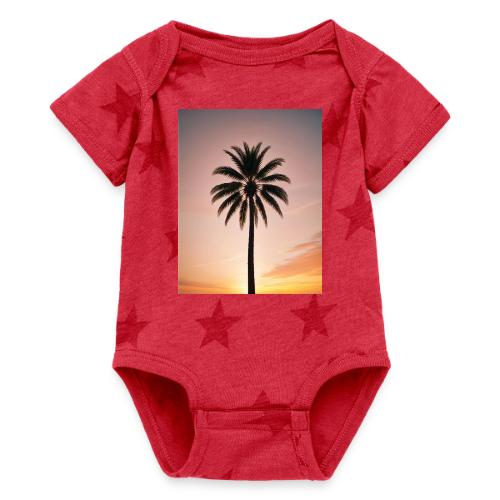 palm peace - Baby 5 Star Print One Piece