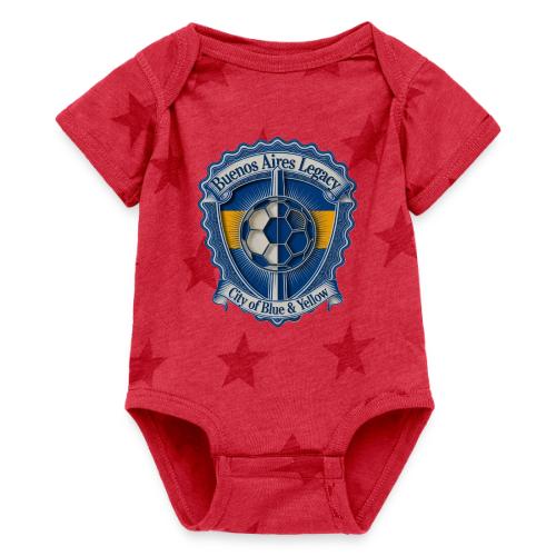 Buenos Aires Legacy T Shirt, Soccer City Pride Gif - Baby 5 Star Print One Piece