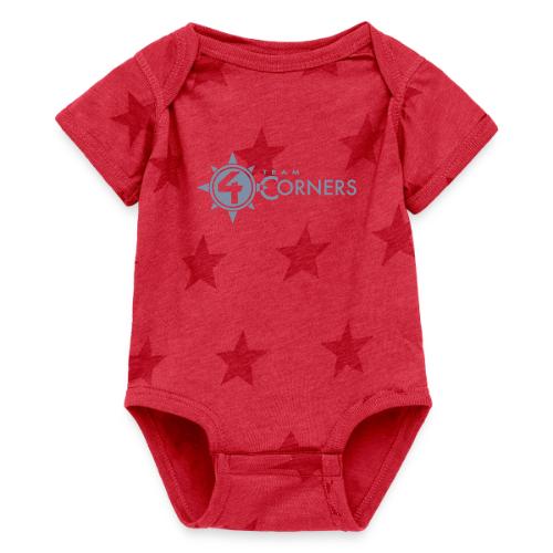Team 4 Corners 2018 logo - Baby 5 Star Print One Piece