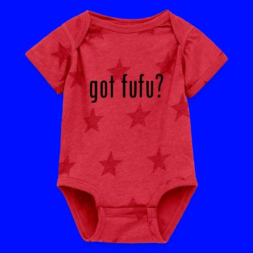 gotfufu-black - Baby 5 Star Print One Piece