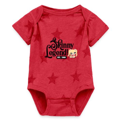 Skinny Legend_onwhite - Baby 5 Star Print One Piece