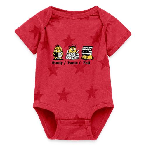 Funny Student Study Panic Fail Back To School - Baby 5 Star Print One Piece