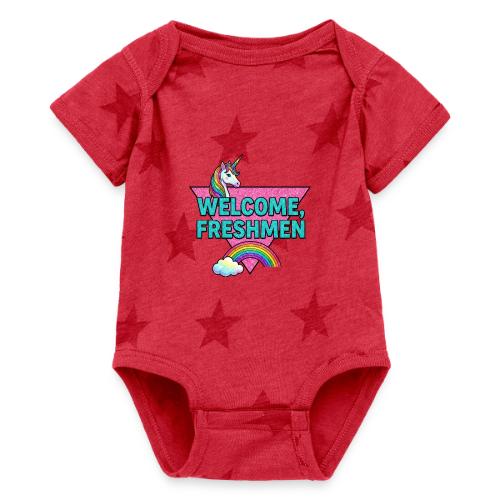 Welcome, Freshmen - Baby 5 Star Print One Piece