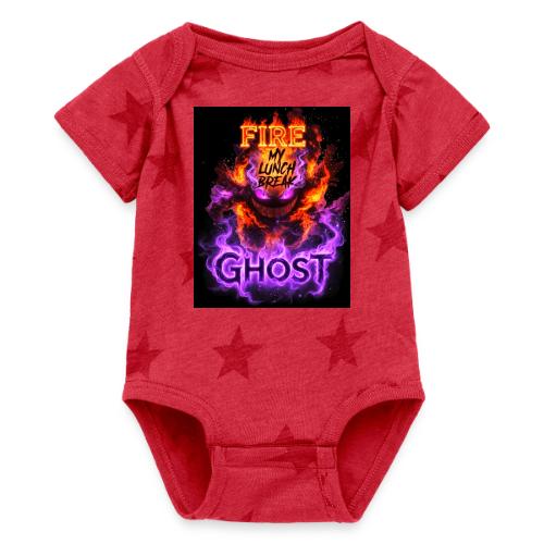 FIRE GHOST 26 - Baby 5 Star Print One Piece