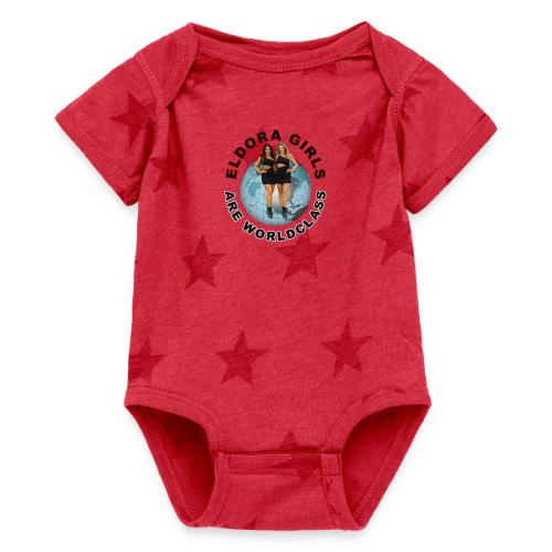 Eldora Girls Are Worldclass - Baby 5 Star Print One Piece