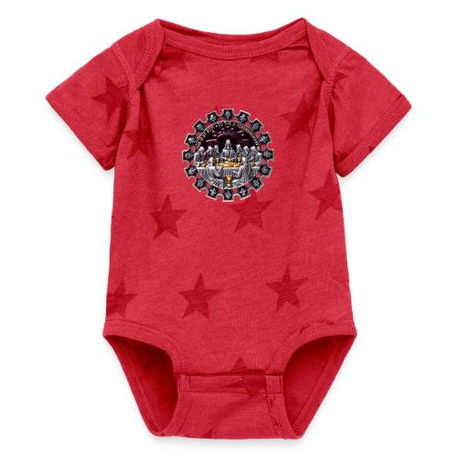 Last Supper Communion T Shirt, Faith Gift - Baby 5 Star Print One Piece
