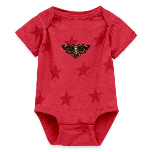 Cthulhu Moth Skull - Baby 5 Star Print One Piece