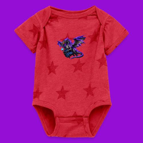Neon Dragon and Battle Mage - Baby 5 Star Print One Piece