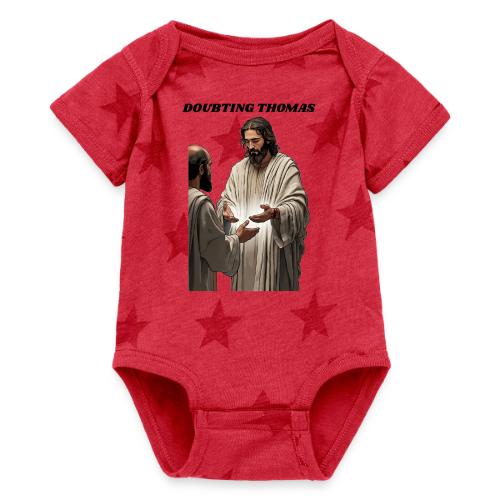 Doubting Thomas Resurrection T Shirt, Gift - Baby 5 Star Print One Piece