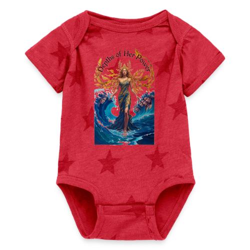 Women’s Day Tidal Sovereign T Shirt, Gift for Wife - Baby 5 Star Print One Piece