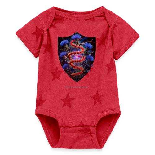 Women’s Day Crimson Thread Matriarch T Shirt, Gift - Baby 5 Star Print One Piece