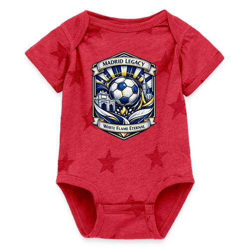 Madrid White Legacy T Shirt, Madrid Fan Gift - Baby 5 Star Print One Piece