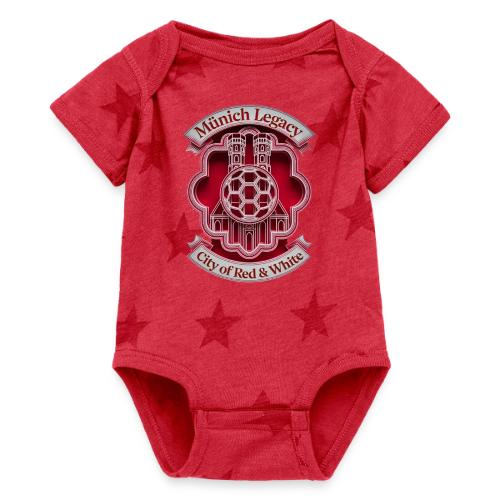 Munich Pride Fan T Shirt, Football City Pride Gift - Baby 5 Star Print One Piece