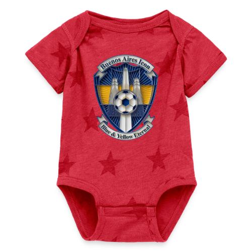 Buenos Aires Icon T Shirt, Soccer City Pride Gift - Baby 5 Star Print One Piece