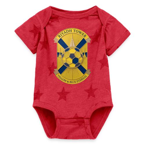 Riyadh Tower T Shirt, Football City Pride Gift - Baby 5 Star Print One Piece