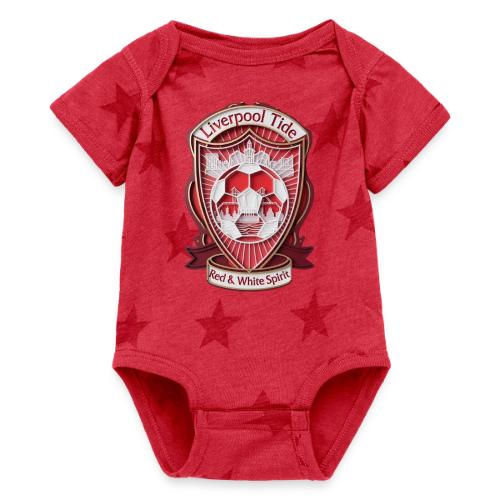 Liverpool Tide T Shirt, Soccer City Pride Gift - Baby 5 Star Print One Piece