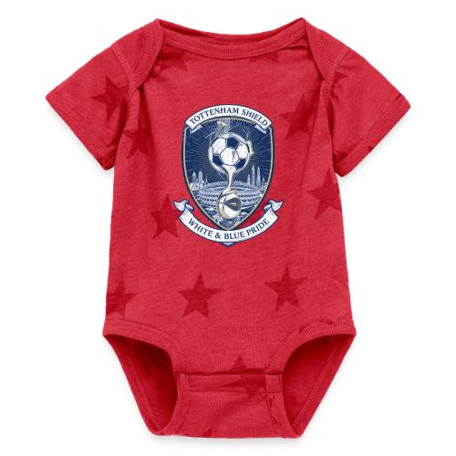 Iconic North London Soccer Emblem Art Print - Baby 5 Star Print One Piece