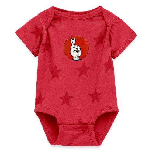 The Fakist Logo - Baby 5 Star Print One Piece