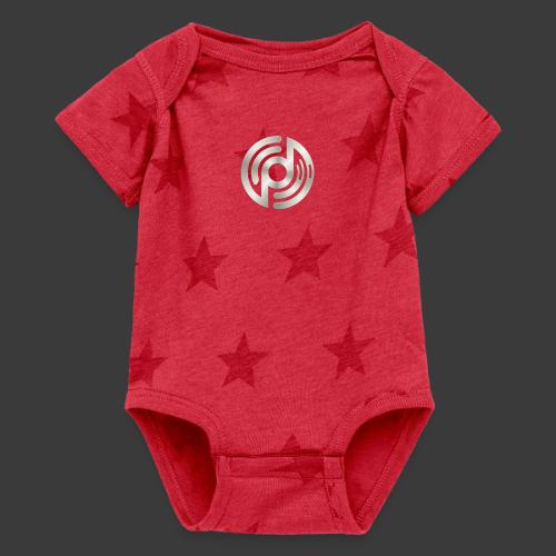 Open Musicians Collective Chrome Logo - Baby 5 Star Print One Piece