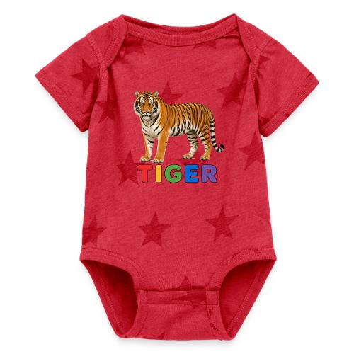 Tiger - Baby 5 Star Print One Piece
