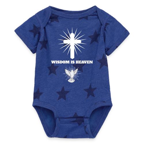 Wisdom is Heaven - Baby 5 Star Print One Piece