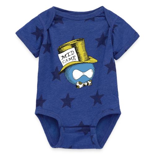 MidCamp Hatter - Yellow - Baby 5 Star Print One Piece