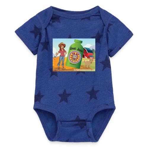Nicole Sauce's Goat Juice - Baby 5 Star Print One Piece
