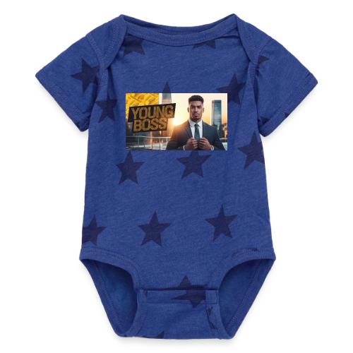 vidiq thumbnail 5 - Baby 5 Star Print One Piece